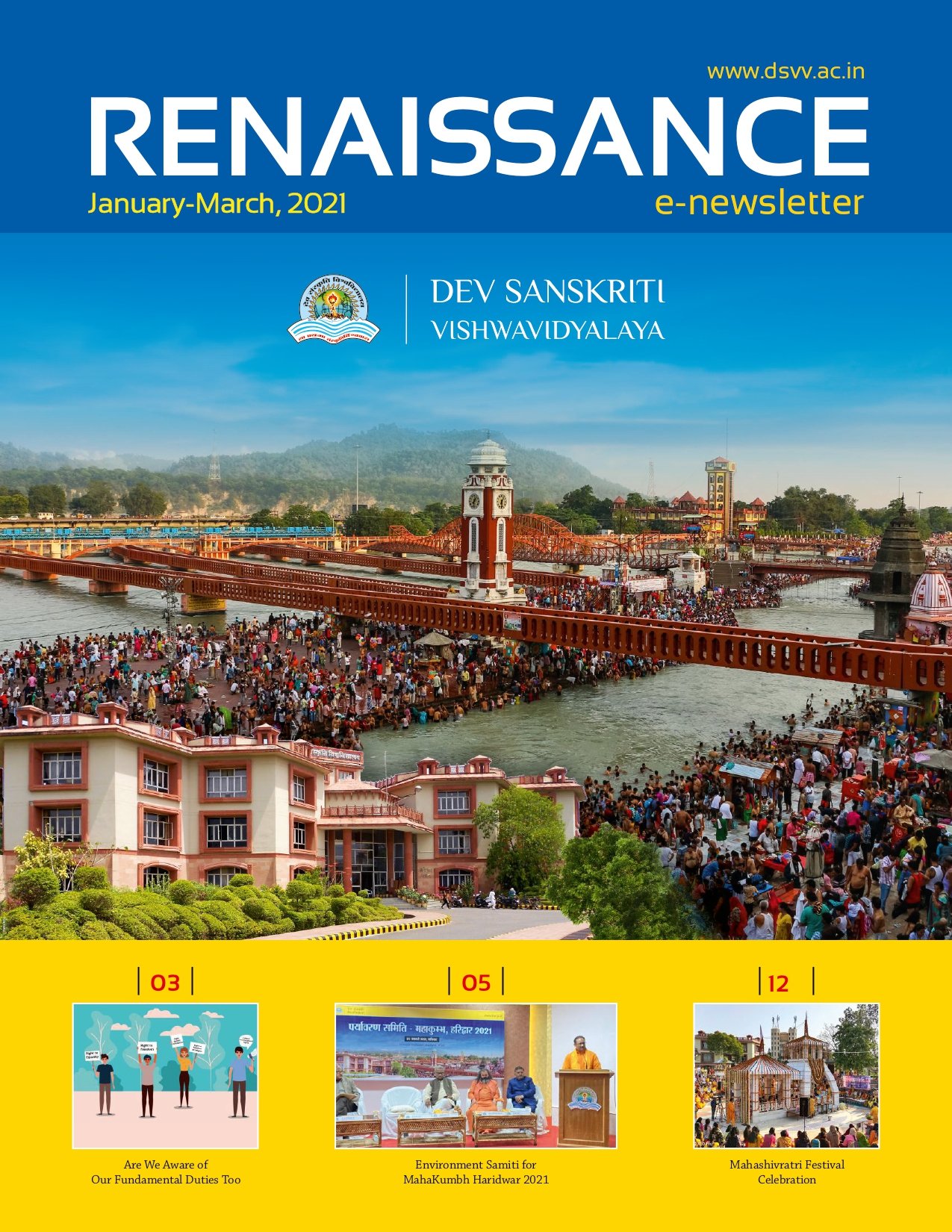 E-Newsletter Renaissance January-March 2021